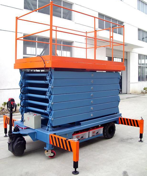 黄冈助力行走剪叉式高空作业平台